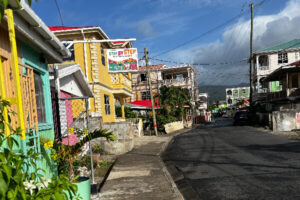 street with colorful houses