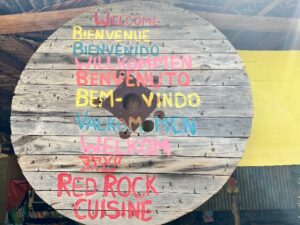 Sign that states "welcome" in many languages